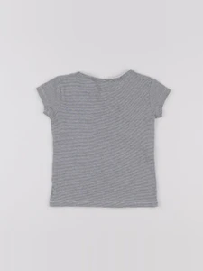 Vertbaudet - maillot de corps blanc, gris - 2 ans