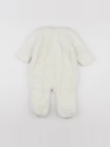 Vertbaudet - pyjama velours beige - 9 mois