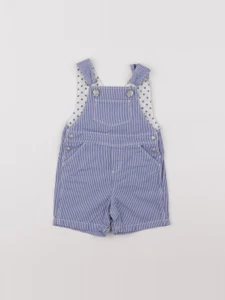 Petit Bateau - salopette bleu - 6 mois