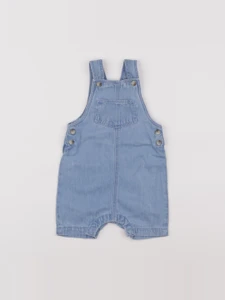 Petit Bateau - salopette bleu - 6 mois