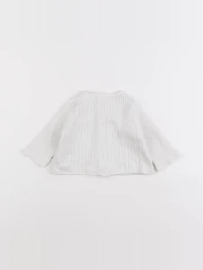 Vertbaudet - gilet blanc - 1 mois