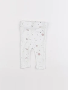 Vertbaudet - legging blanc - 1 mois