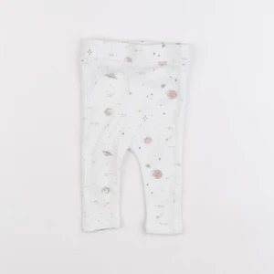 Vertbaudet - legging blanc - 1 mois