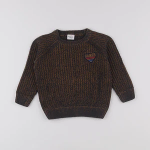 Tape à l'oeil - pull orange, bleu - 3 ans
