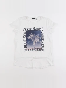 IKKS - tee-shirt blanc - 10 ans