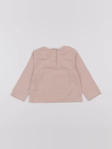 Vertbaudet - tee-shirt rose - 12 mois