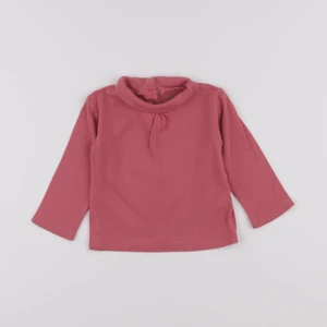 Vertbaudet - sous-pull rose - 12 mois