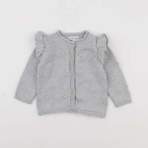 Vertbaudet - gilet gris - 6 mois