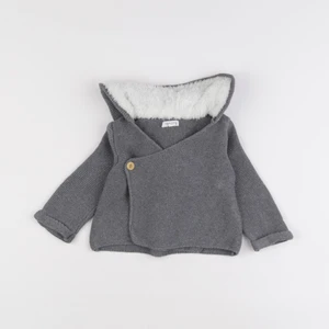 Vertbaudet - gilet gris - 6 mois