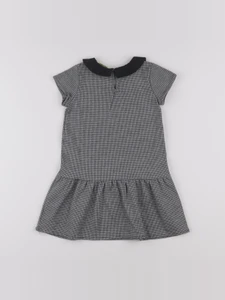 Vertbaudet - robe blanc, noir - 4 ans