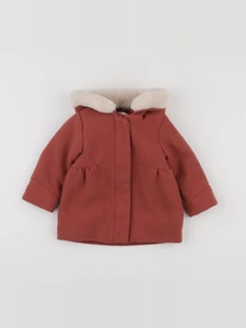 Vertbaudet - manteau rose - 18 mois