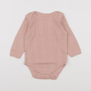 Vertbaudet - body rose - 9 mois