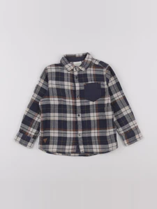 Vertbaudet - chemise bleu - 4 ans