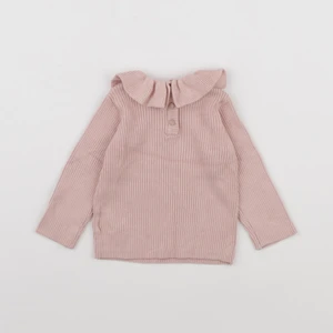 Vertbaudet - pull rose - 9 mois