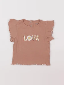 Vertbaudet - tee-shirt rose - 24 mois