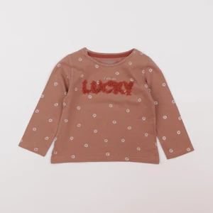 Vertbaudet - tee-shirt marron - 2 ans