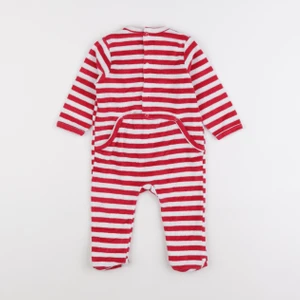 Vertbaudet - pyjama velours rouge - 6 mois