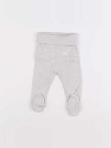 H&M - legging gris - 1/2 mois