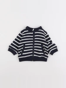 Vertbaudet - sweat bleu - 3 mois