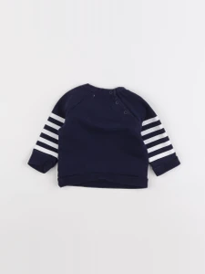 Vertbaudet - sweat bleu - 3 mois