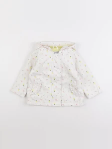 Vertbaudet - imperméable blanc - 18 mois