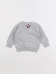 Zara - pull gris - 6/9 mois
