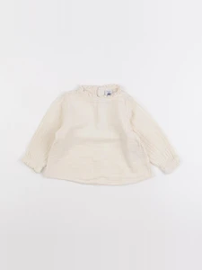 Petit Bateau - blouse beige - 12 mois