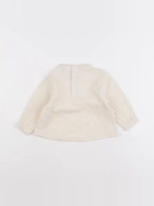 Petit Bateau - blouse beige - 12 mois