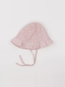 H&M - chapeau rose - 0/2 mois
