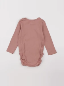 H&M - body rose - 9/12 mois