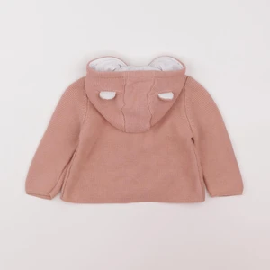Vertbaudet - gilet rose - 12 mois