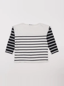 IKKS - tee-shirt blanc, bleu - 3 ans