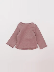 H&M - tee-shirt rose - 1 mois