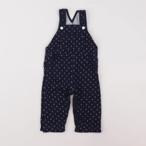 Petit Bateau - salopette bleu - 12 mois