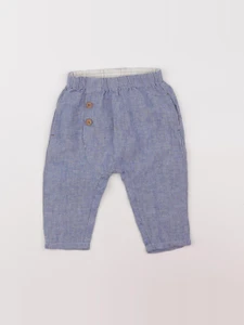 Zara - pantalon bleu - 3/6 mois