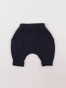 Boutchou - sarouel doublé bleu - 3 mois