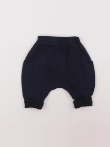 Boutchou - sarouel doublé bleu - 3 mois
