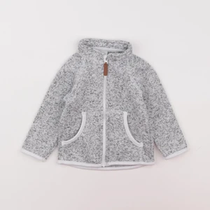H&M - veste gris - 6/9 mois