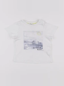 Tape à l'oeil - tee-shirt blanc - 12 mois