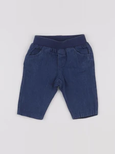 Jacadi - pantalon doublé bleu - 6 mois