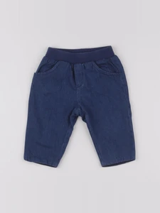Jacadi - pantalon doublé bleu - 3 mois