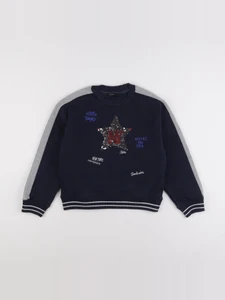 IKKS - sweat bleu - 10 ans