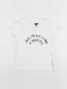 IKKS - tee-shirt blanc - 8 ans