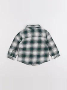 Vertbaudet - chemise vert - 12 mois