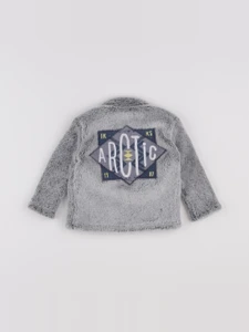 IKKS - sweat imprimé au dos gris - 6 mois