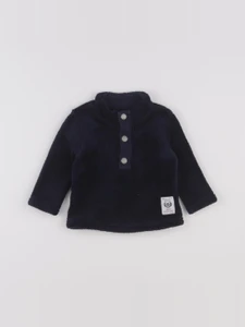 IKKS - sweat imprimé au dos bleu - 6 mois