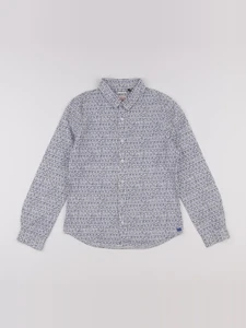 IKKS - chemise blanc, bleu - 10 ans