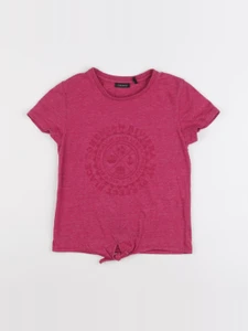 IKKS - tee-shirt rose - 8 ans