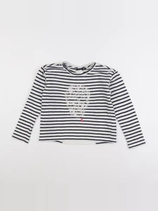 IKKS - tee-shirt beige, bleu - 6 ans