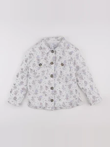 Vertbaudet - veste blanc, rose - 8 ans